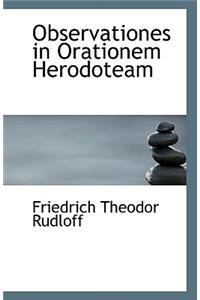 Observationes in Orationem Herodoteam