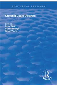 Criminal Legal Doctrine