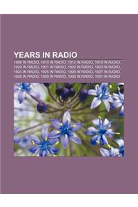 Years in Radio