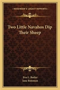 Two Little Navahos Dip Their Sheep