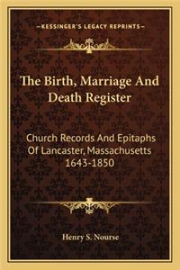 Birth, Marriage and Death Register