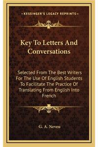 Key to Letters and Conversations