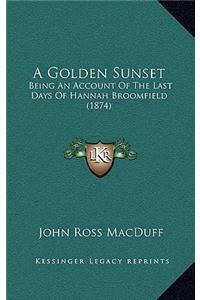A Golden Sunset