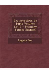 Les Mysteres de Paris Volume 13-15