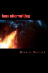 burn after writing