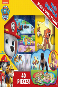 Nickelodeon Paw Patrol: First Look and Find Book and Giant Puzzle