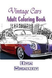 Vintage Cars Adult Coloring book