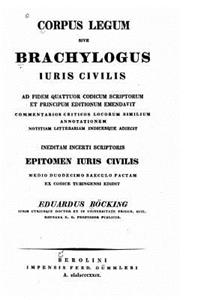 Corpus legum sive Brachylogus iuris civilis