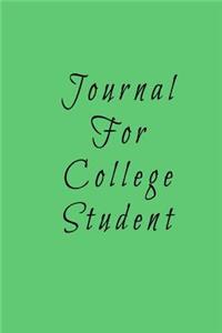 Journal For College Student