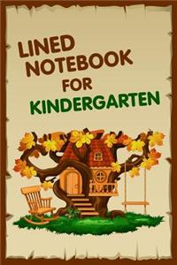 Lined Notebook For Kindergarten