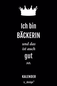 Kalender für Bäcker / Bäckerin