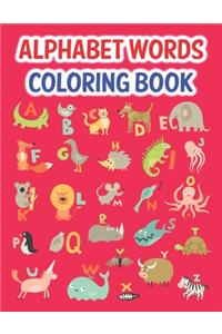 Alphabet Words Coloring Book