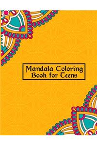 Mandala Coloring Book for Teens