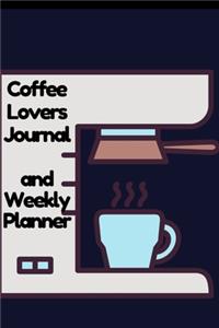 Coffee Lovers Journal and Weekly Planner