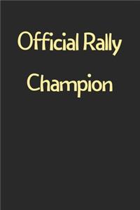 Official Rally Champion