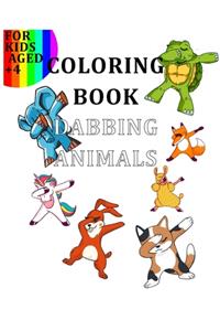 Coloring Book Dabbing Animals