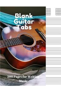 Blank Guitar Tabs