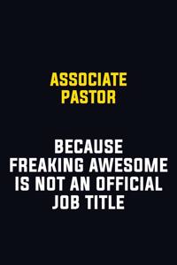 Associate Pastor Because Freaking Awesome Is Not An Official Job Title