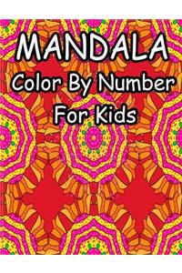 Mandala Color by Number for Kids