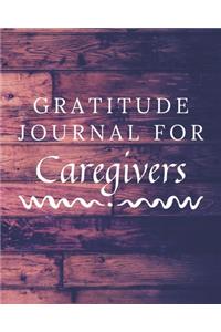 Gratitude Journal For Caregivers