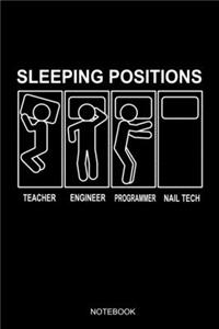 Sleeping Positions Notebook