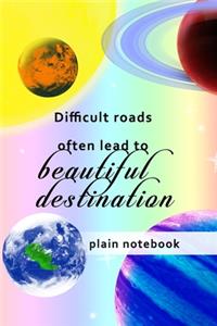 Blank Plain Notebook