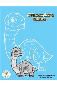 A dinosaur Design Notebook