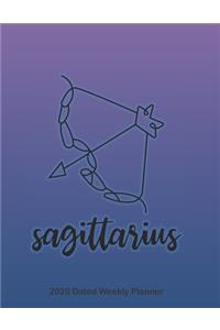 Sagittarius 2020 Dated Weekly Planner