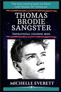 Thomas Brodie-Sangster Inspirational Coloring Book