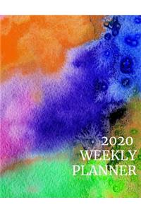 2020 Weekly Planner: Full week on 1 page 8.5 x 11