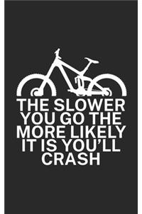 The slower you go the more likely it is youll