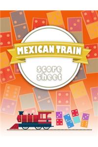 Mexican Train Score Sheet