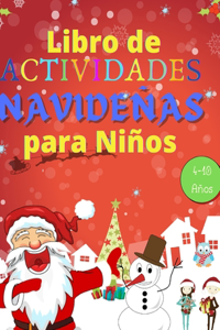 Libro de Actividades Navideñas para Niños 4 a 10 Años