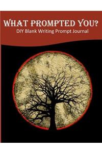 What Prompted You? DIY Blank Writing Prompts Journal