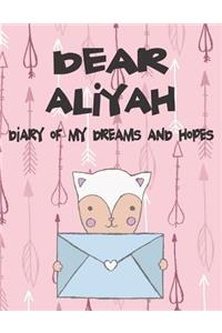 Dear Aliyah, Diary of My Dreams and Hopes
