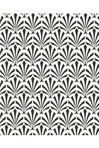 Classic Art Deco Design School Composition Book 130 Pages