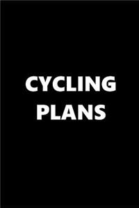 2019 Daily Planner Sports Theme Cycling Plans Black White 384 Pages