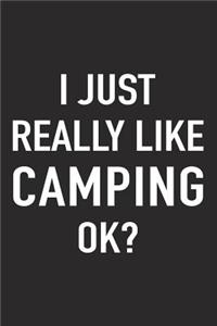 I Just Really Like Camping Ok?