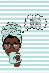 My Face Says It All: Stylish Lined Notebook,120 Lined Pages, 6