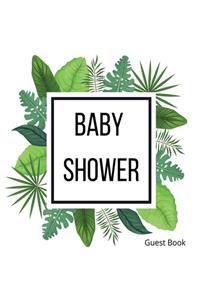 Hardback cover Baby Shower Guest Book