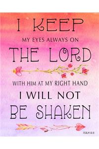 Bullet Journal Notebook Psalm 16