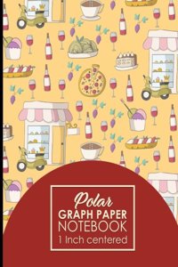 Polar Graph Paper Notebook