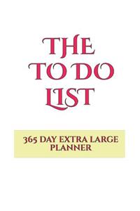 The to do list