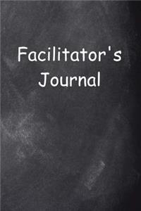 Facilitator's Journal Chalkboard Design