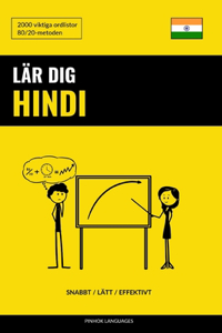 Lär dig Hindi - Snabbt / Lätt / Effektivt: 2000 viktiga ordlistor