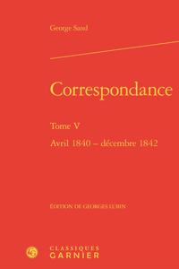 Correspondance. Tome V