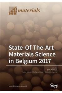 State-Of-The-Art Materials Science in Belgium 2017