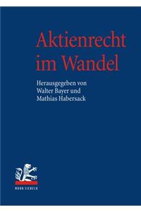 Aktienrecht Im Wandel