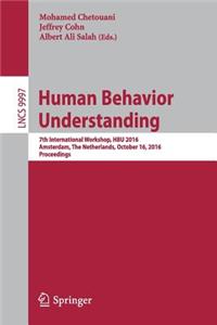 Human Behavior Understanding