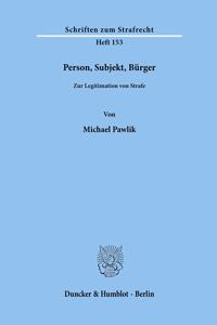 Person, Subjekt, Burger